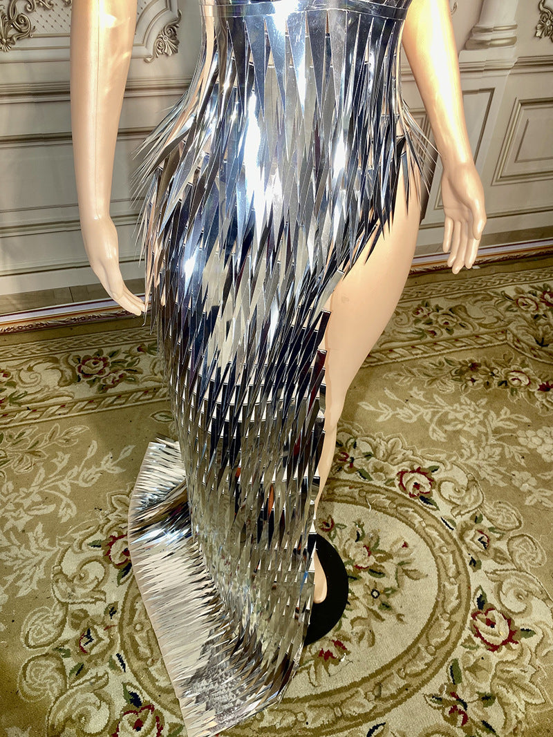 Luxury Sequined Evening Gown