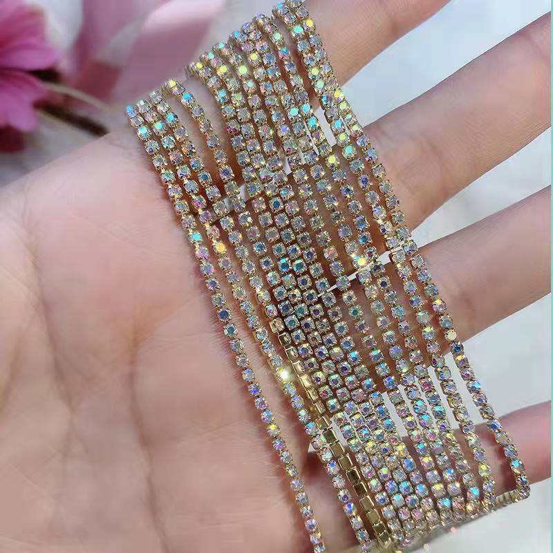 Rhinestone Chain Diamond Costume Jewelry Diy Decoration