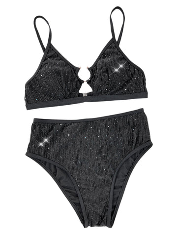 Glitz & Glamour High-Waist Bikini Set