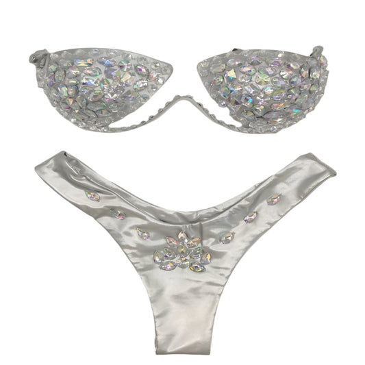 Golden Hour Rhinestone Bikini Set