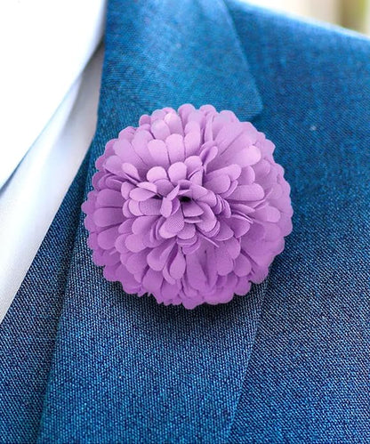 Vittorio Vico Unisex Carnation Flower Lapel Pin