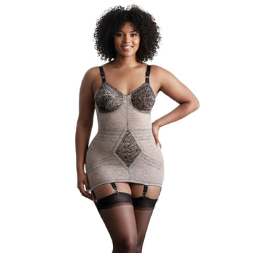 Style 9357 | Body Briefer Extra Firm Shaping  - Mocha/Black