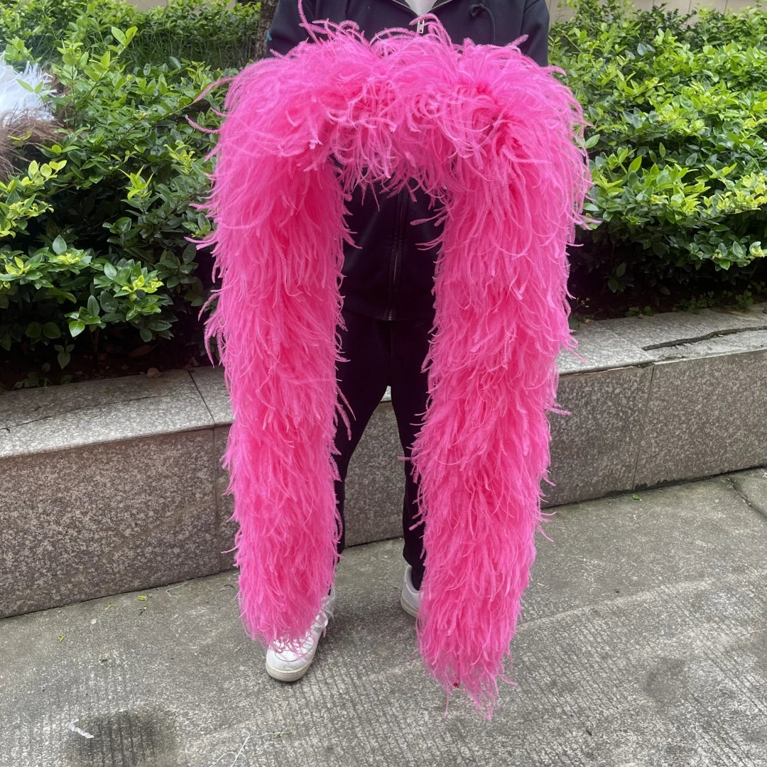 2M 1-20ply Fluffy Ostrich Feather Boa