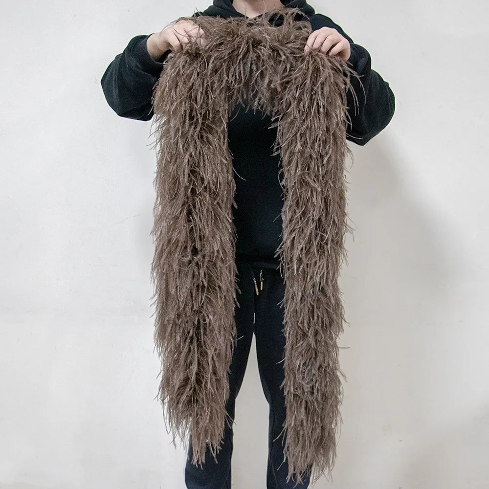 2M 1-20ply Fluffy Ostrich Feather Boa
