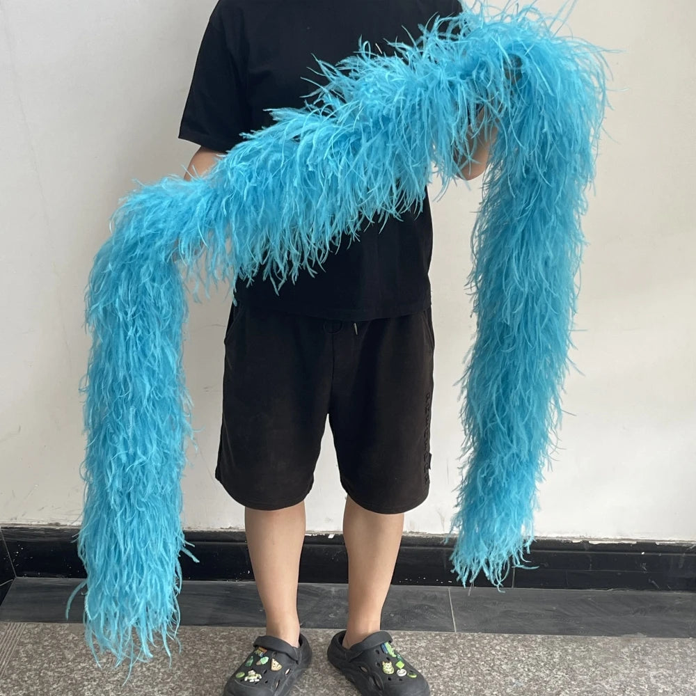 2M 1-20ply Fluffy Ostrich Feather Boa