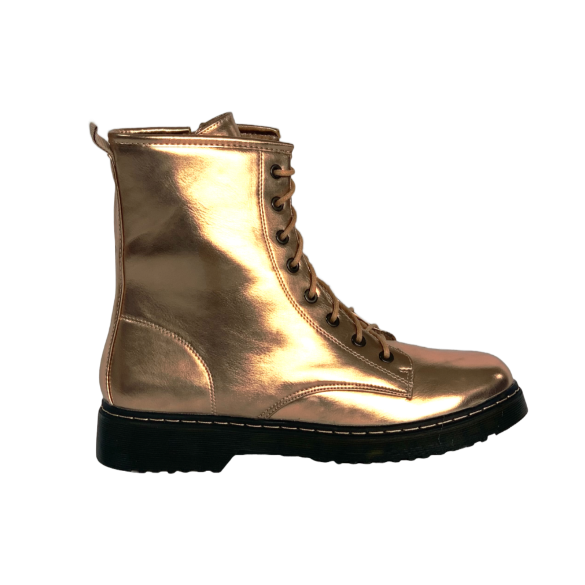 Glitter Baddie Combat Boots