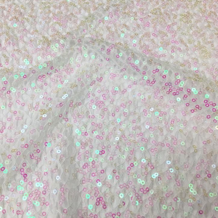 Cersei Stretch Lace Sequin Fabric | Blue Moon Fabrics