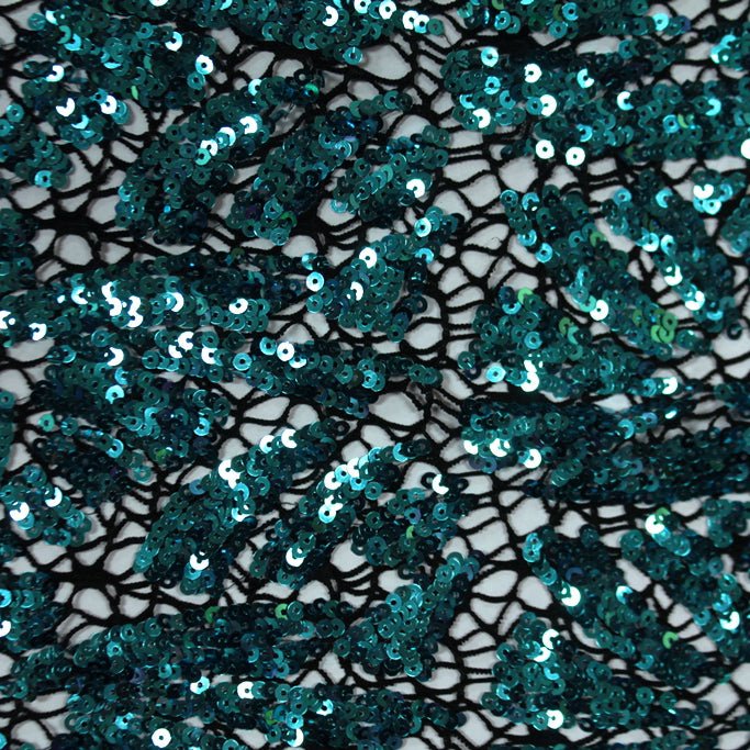 Cluster Lace Sequin Fabric | Blue Moon Fabrics
