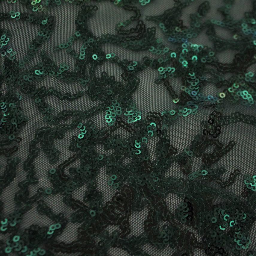 Coral Reef Stretch Mesh Sequin Fabric | Blue Moon Fabrics