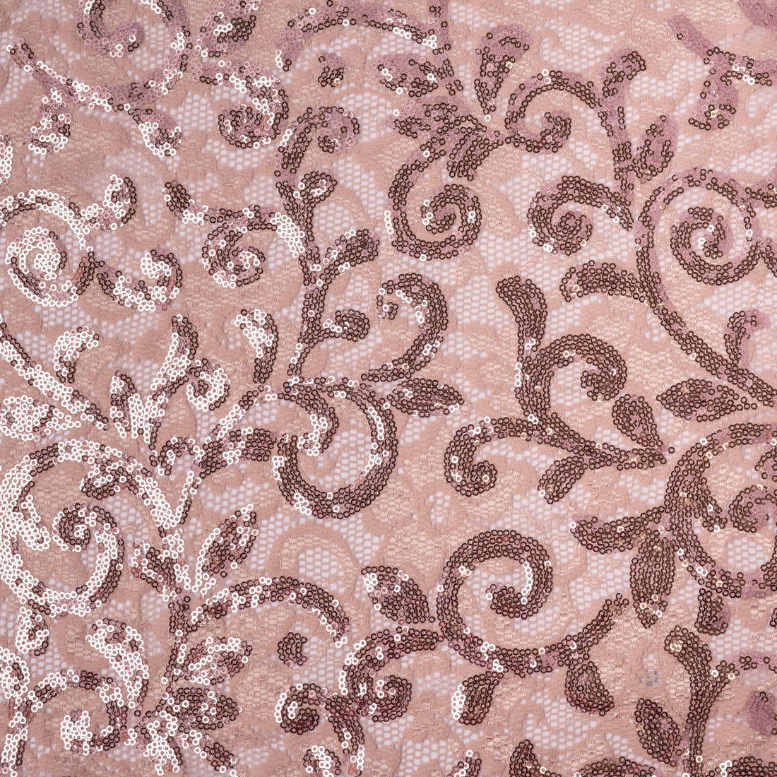 Cottage Garden Stretch Lace Sequin Fabric | Blue Moon Fabrics