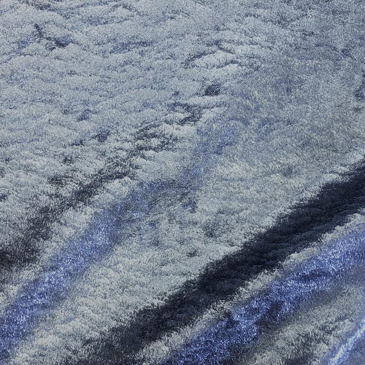 D Isis Foiled Stretch Velvet Fabric | Blue Moon Fabrics