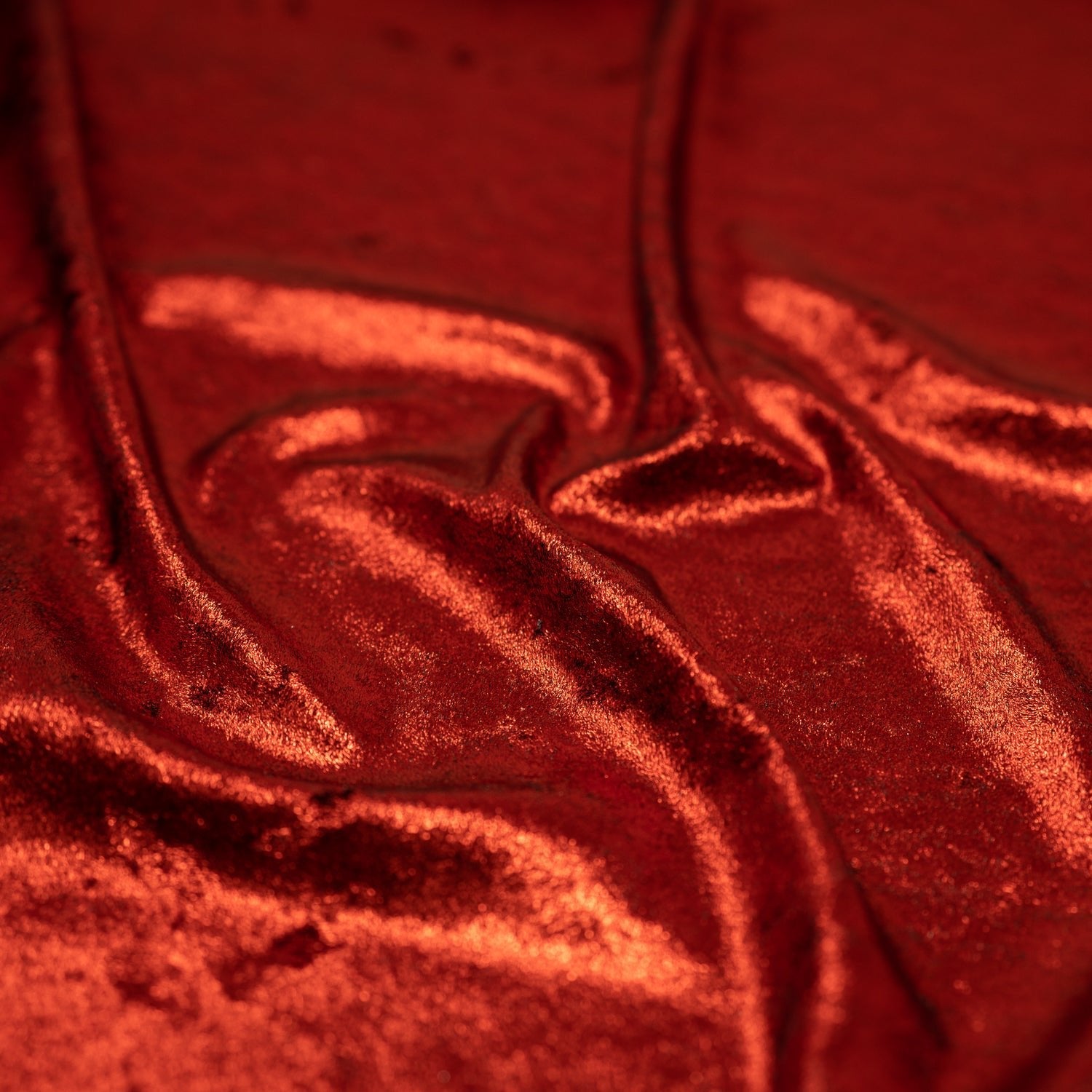 D Isis Foiled Stretch Velvet Fabric | Blue Moon Fabrics