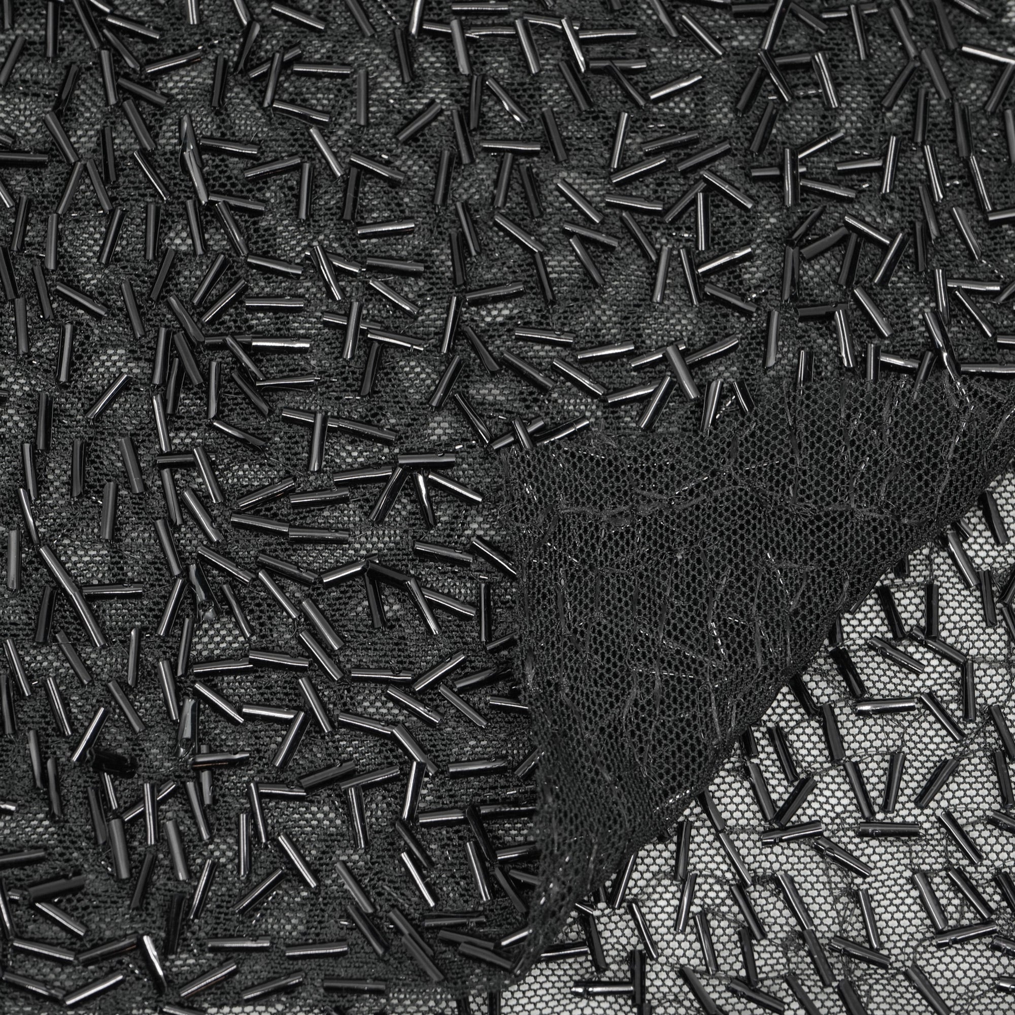 Dazzle Beaded Stretch Mesh Fabric | Blue Moon Fabrics