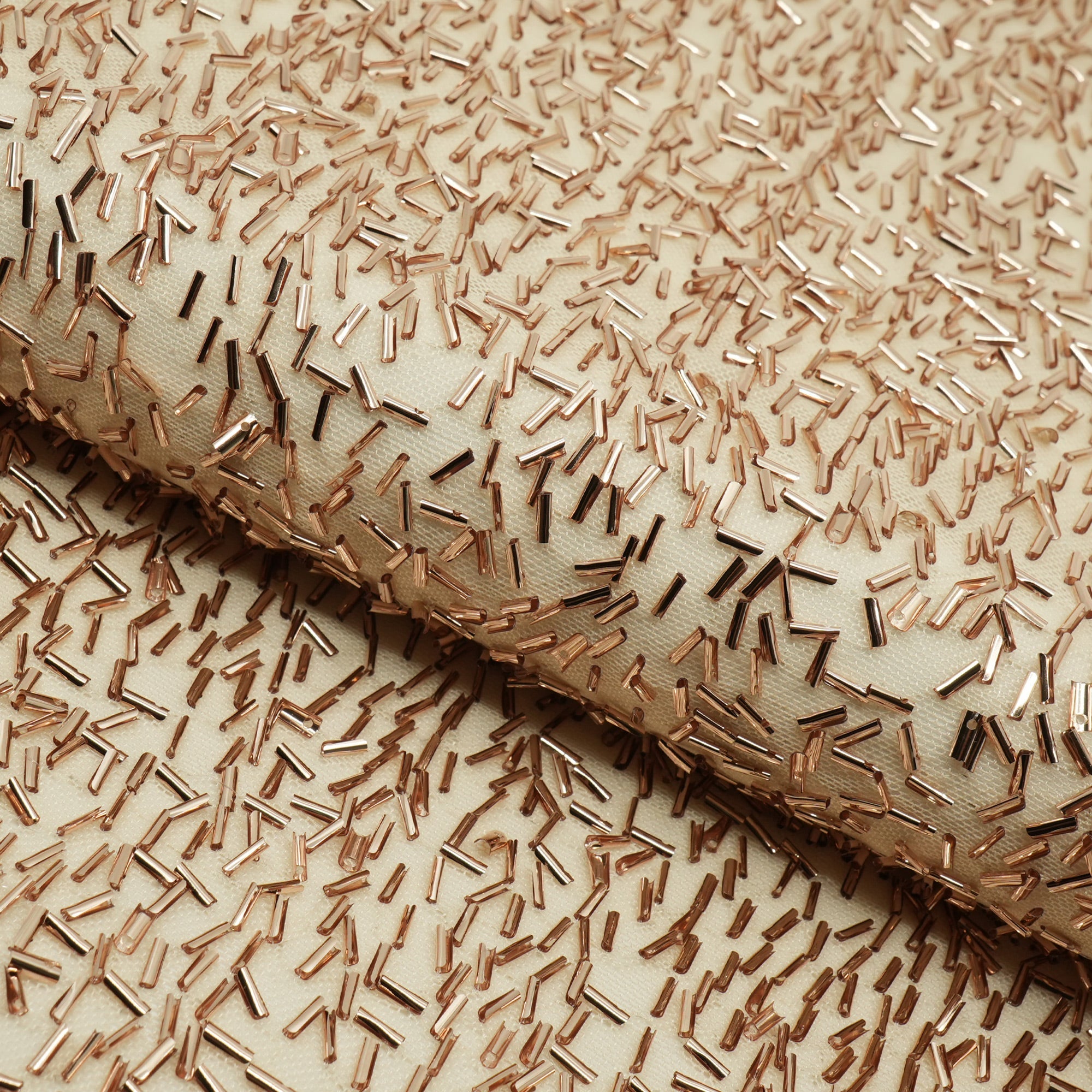 Dazzle Beaded Stretch Mesh Fabric | Blue Moon Fabrics