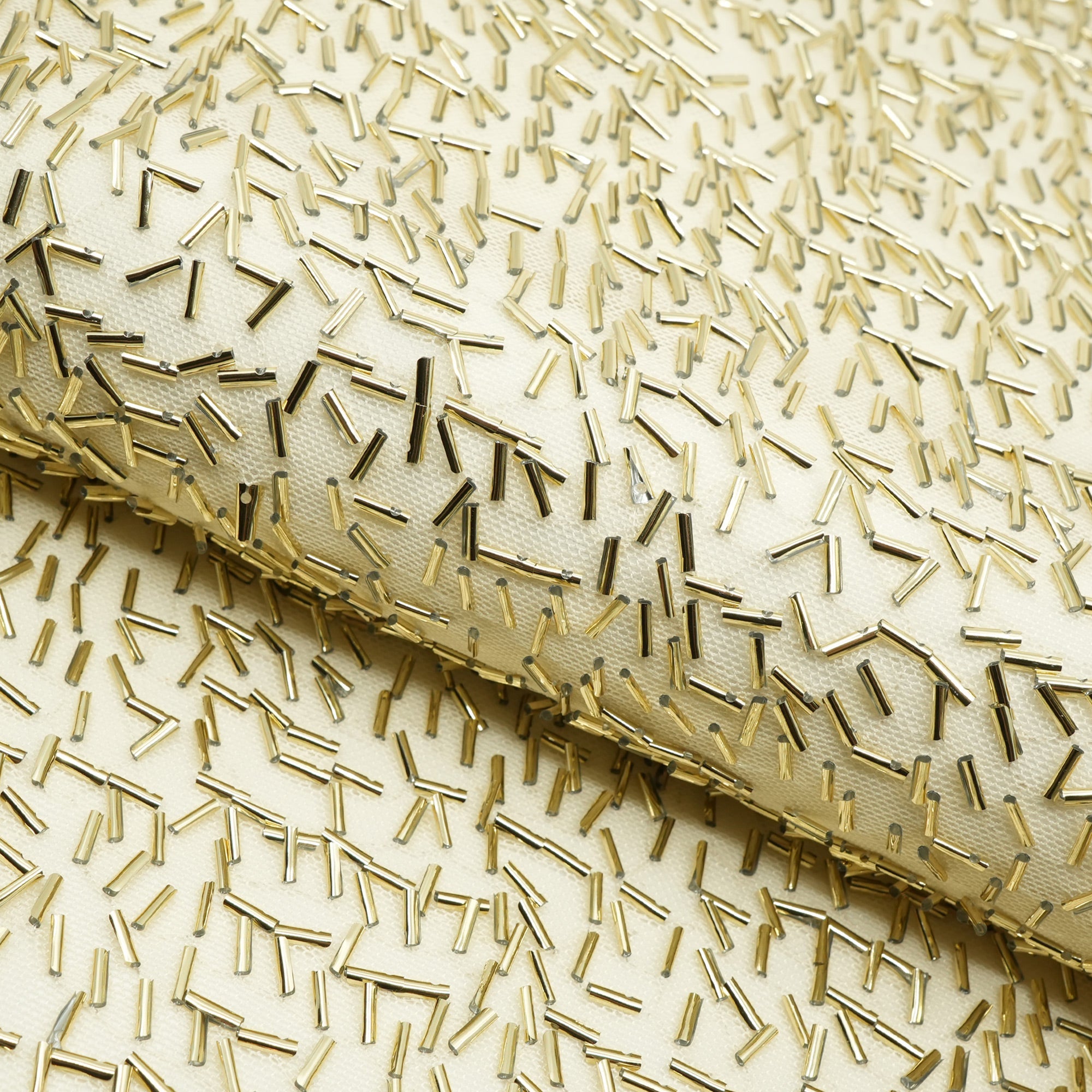 Dazzle Beaded Stretch Mesh Fabric | Blue Moon Fabrics