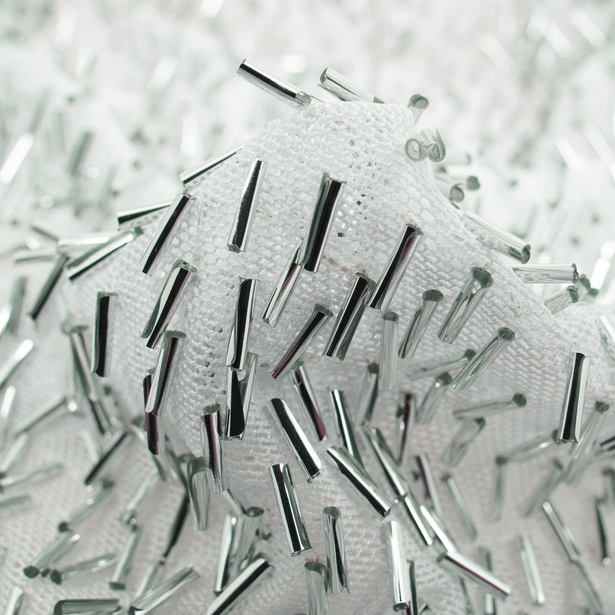 Dazzle Beaded Stretch Mesh Fabric | Blue Moon Fabrics