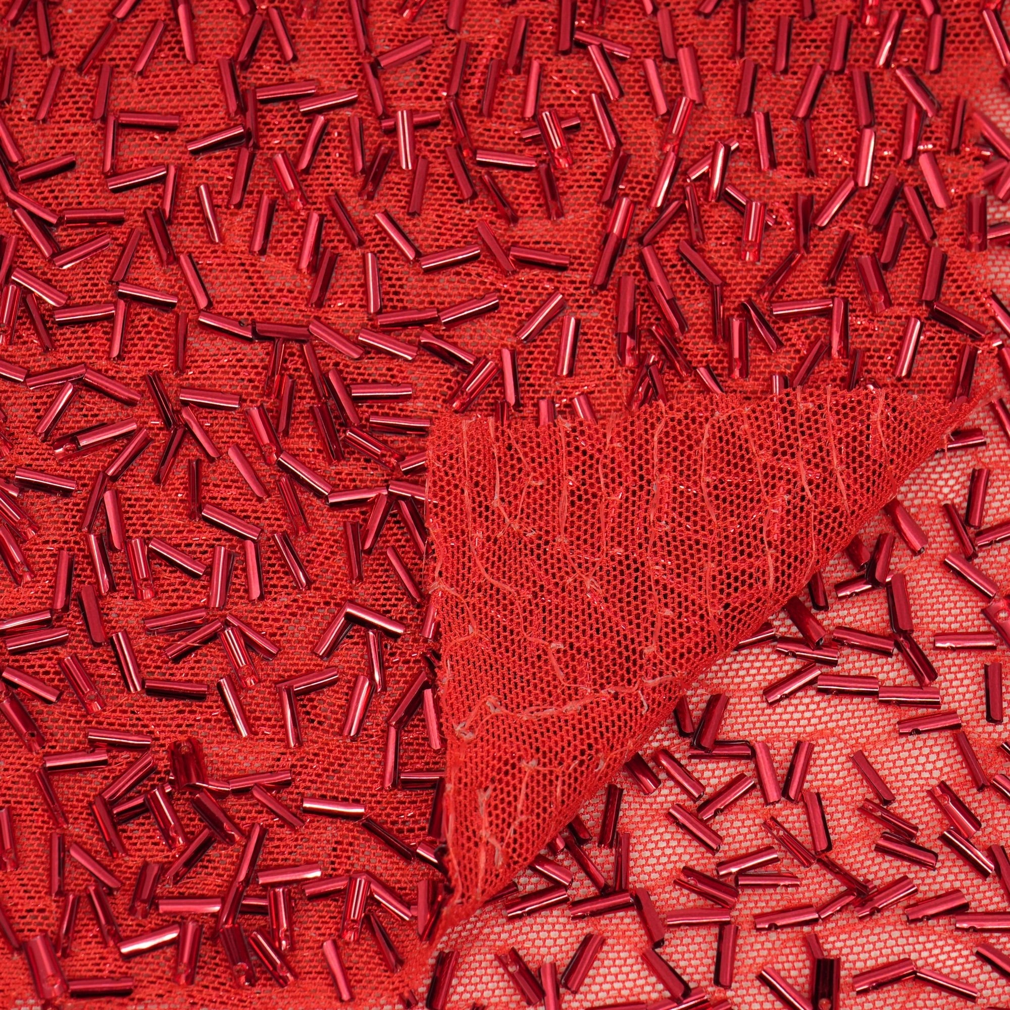 Dazzle Beaded Stretch Mesh Fabric | Blue Moon Fabrics