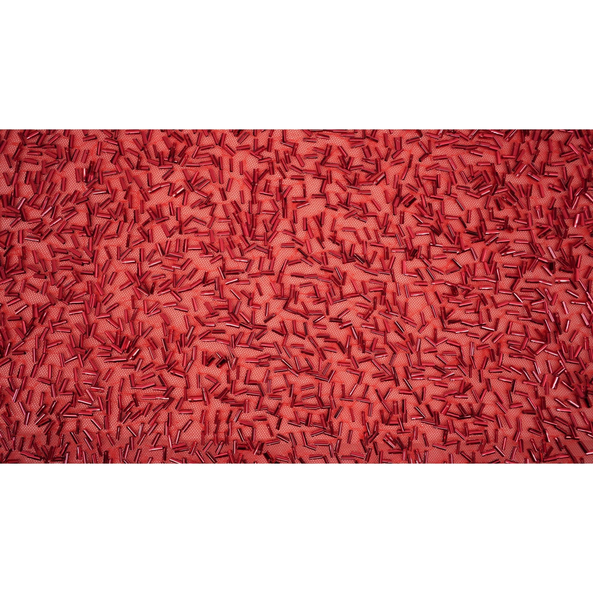 Dazzle Beaded Stretch Mesh Fabric | Blue Moon Fabrics