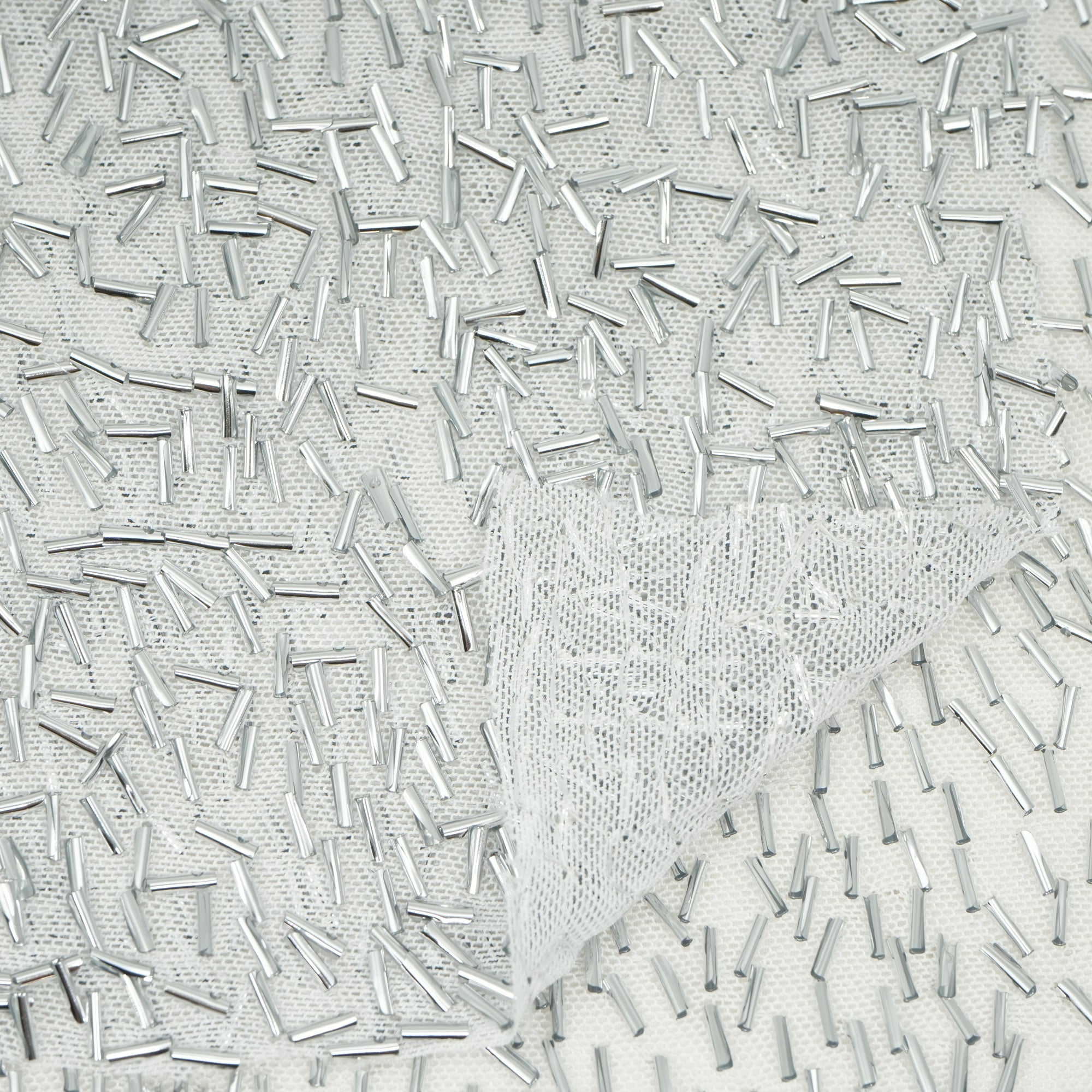 Dazzle Beaded Stretch Mesh Fabric | Blue Moon Fabrics