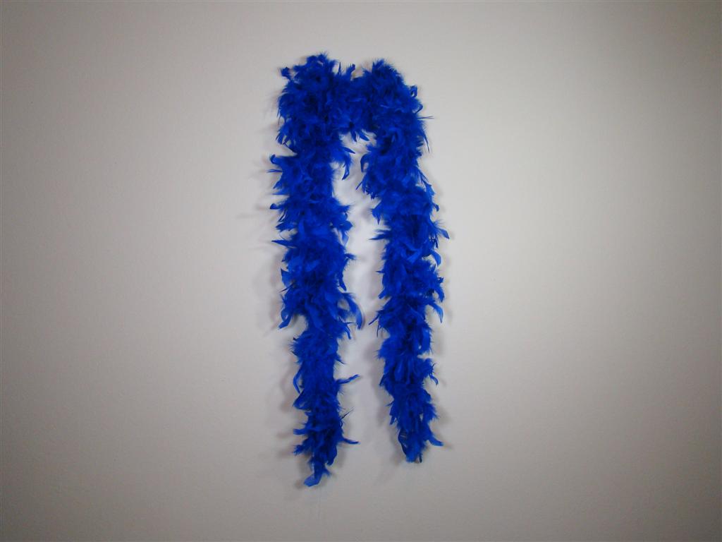 Royal Blue Solid Color Feather Boas