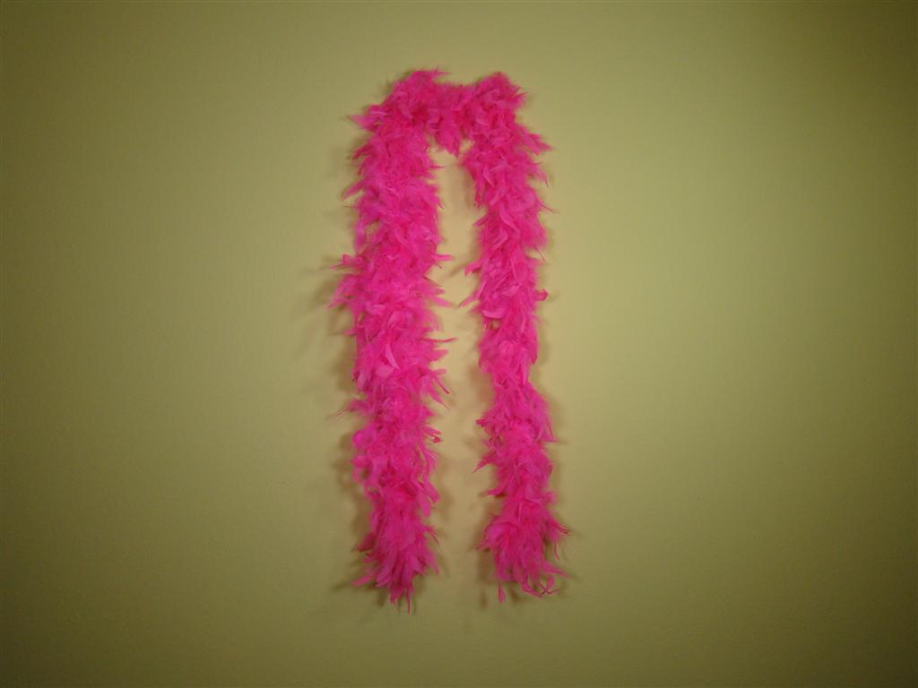 Hot Pink Solid Color Feather Boas
