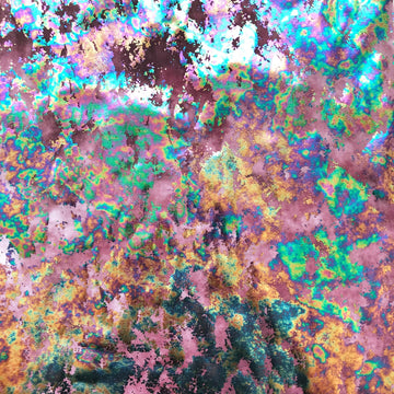 Dancing Music Foil Printed Spandex Fabric | Blue Moon Fabrics