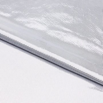 Dot Axis Foiled Spandex Fabric | Blue Moon Fabrics