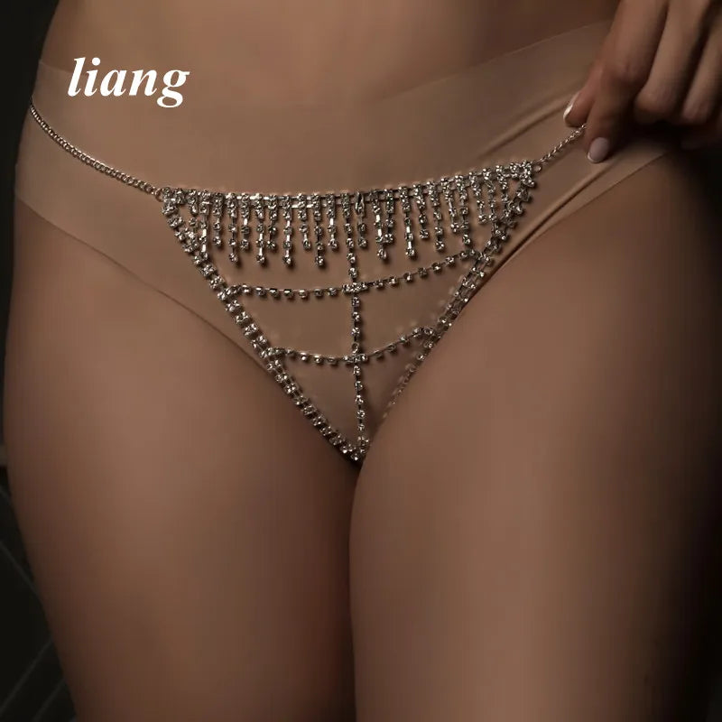 Tassel Bra & Thong Costume Body Jewelry