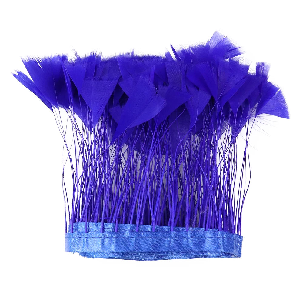 Turkey Feathers Trim Ribbon Fringe