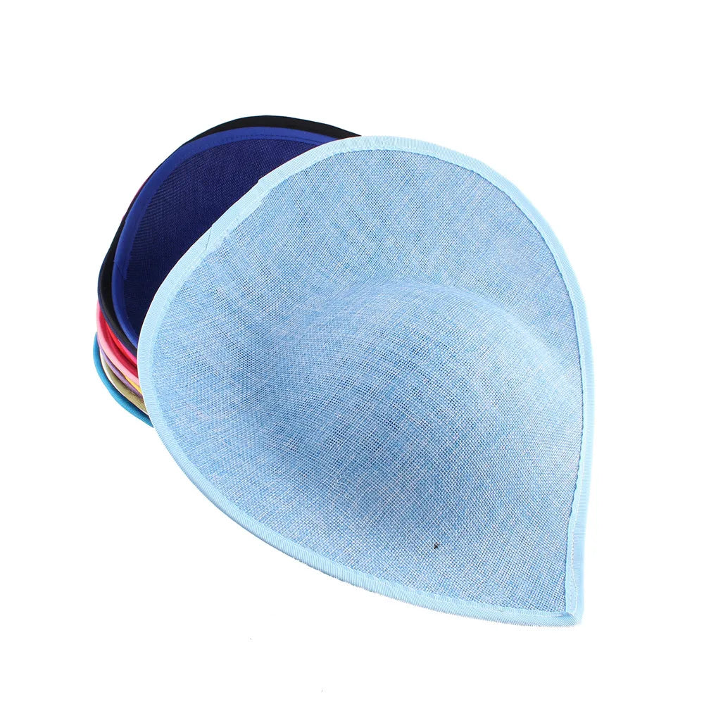30cm Heart Shape Sinamay Fascinator Base DIY Millinery Derby Hat Headpiece Mold