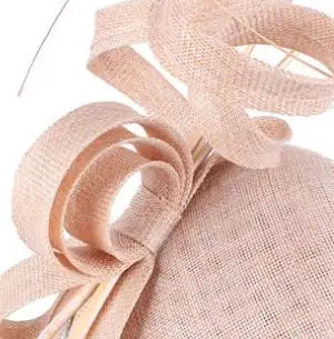 18cm Two-Tone Floral Bow Sinamay Fascinator Kentucky Derby Tea Party Pillbox Hat