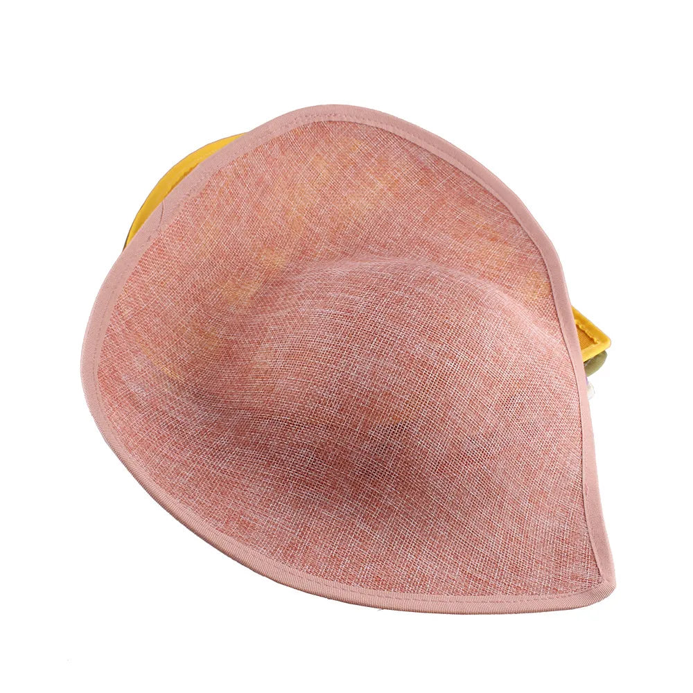 30cm Heart Shape Sinamay Fascinator Base DIY Millinery Derby Hat Headpiece Mold