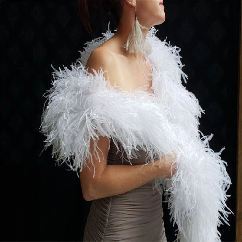 Ostrich Feather Trim Boa (1 Meter)