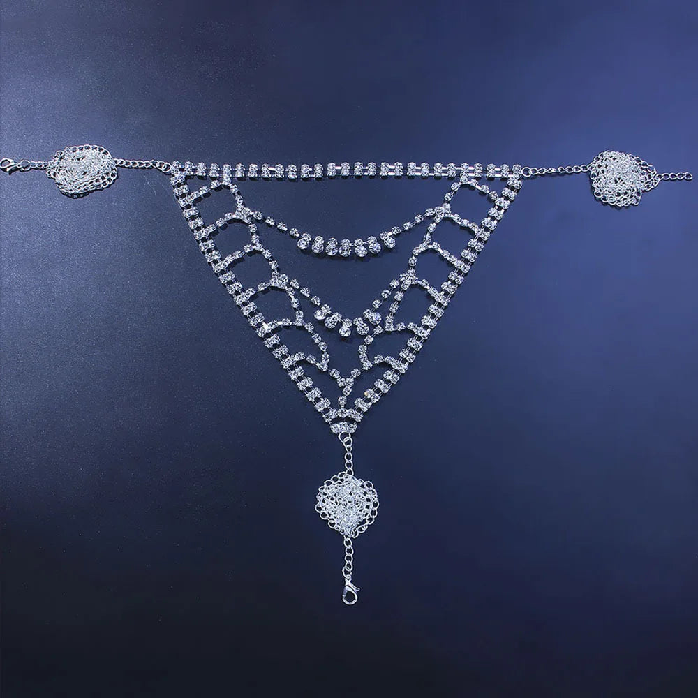 Multilayer Tassel Bra & Thong Body Jewelry