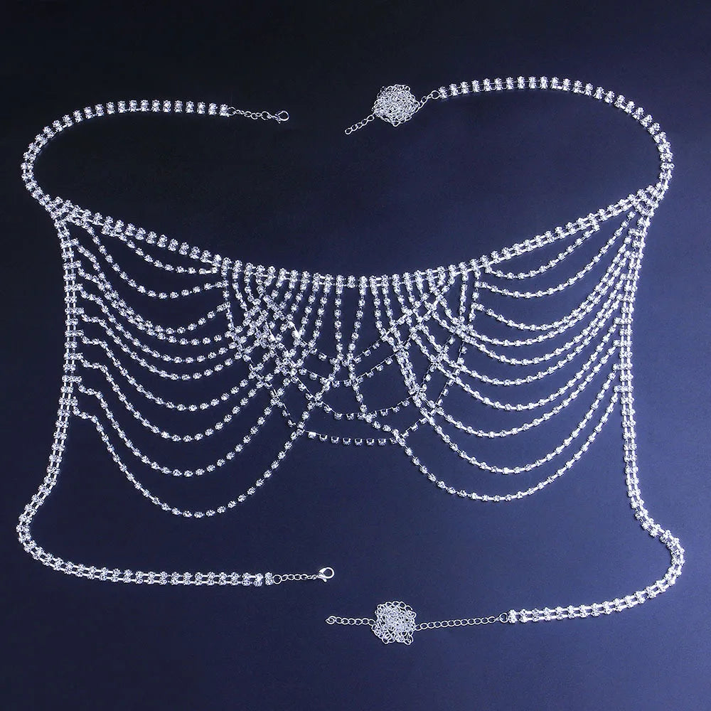 Multilayer Tassel Bra & Thong Body Jewelry