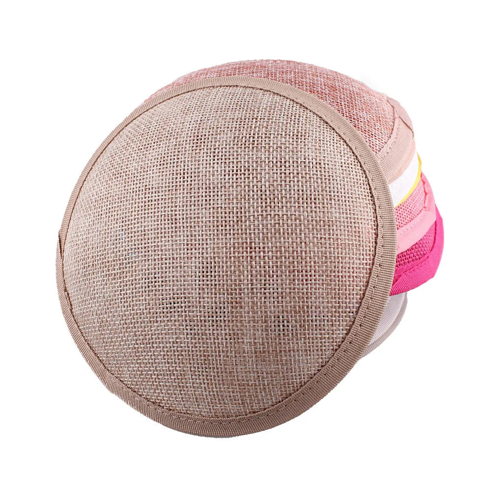Round Imitation Sinamay Fascinator Base — 13 cm