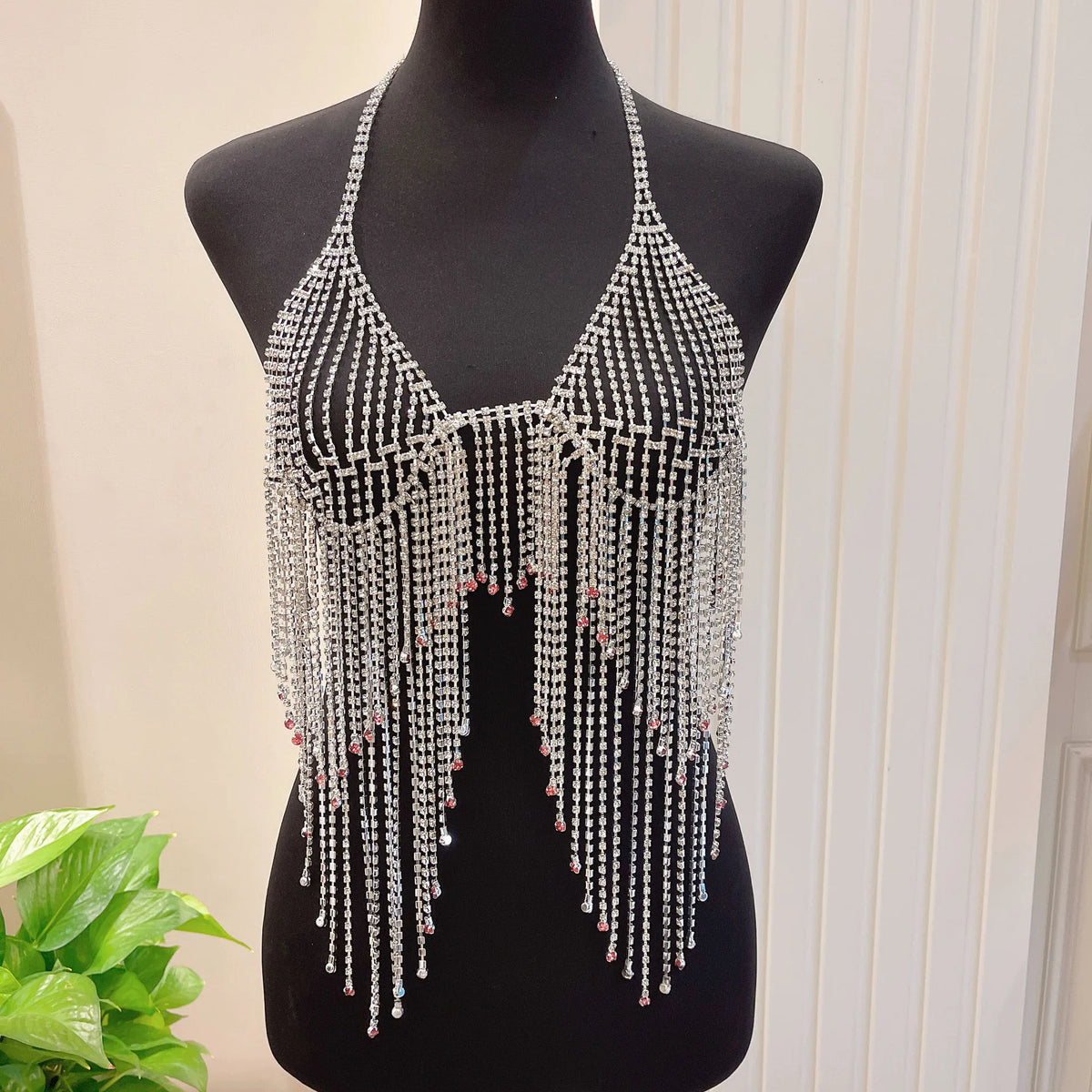 Crystal Bra & Thong Body Jewelry