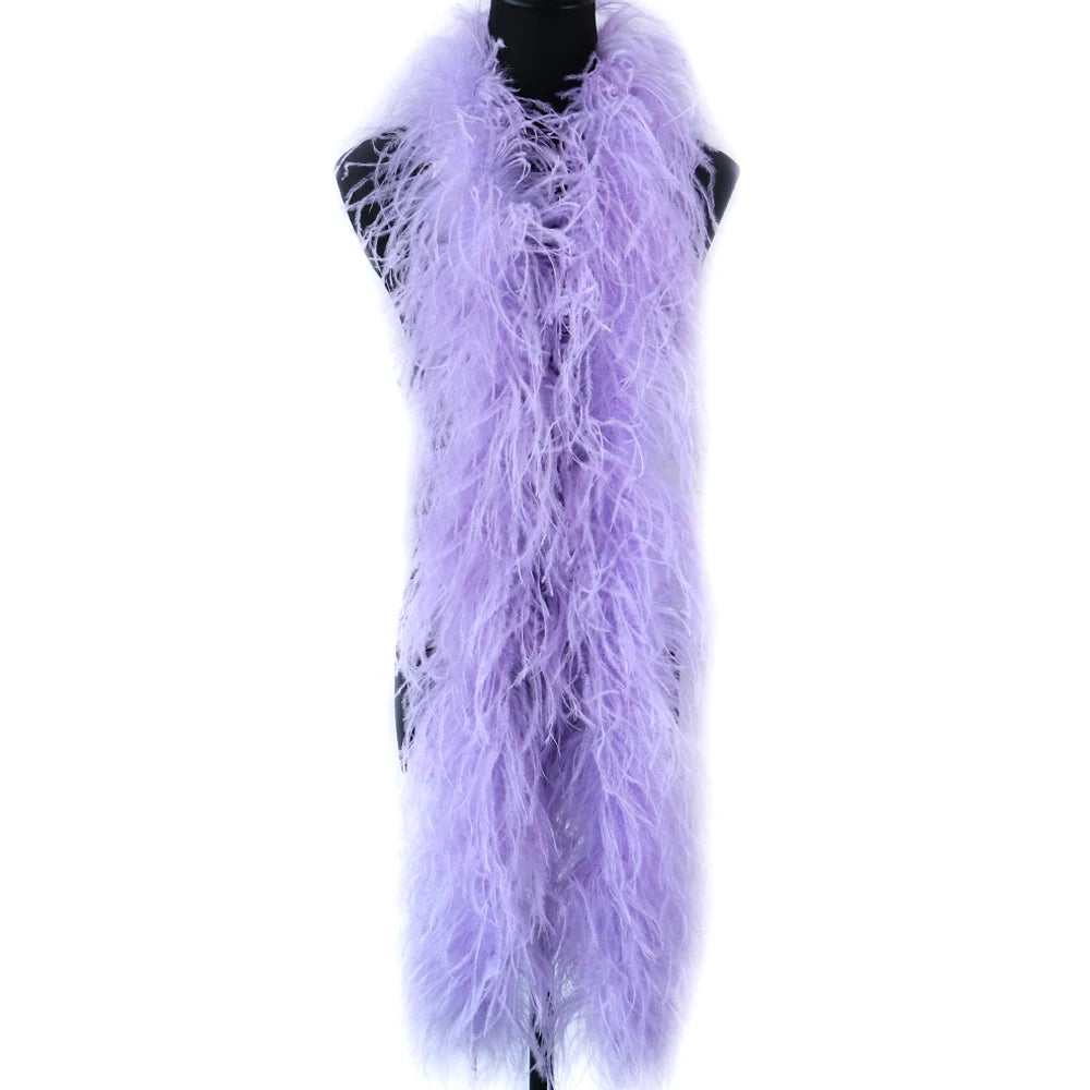 6-Ply Fluffy Ostrich Feather Scarf Boa