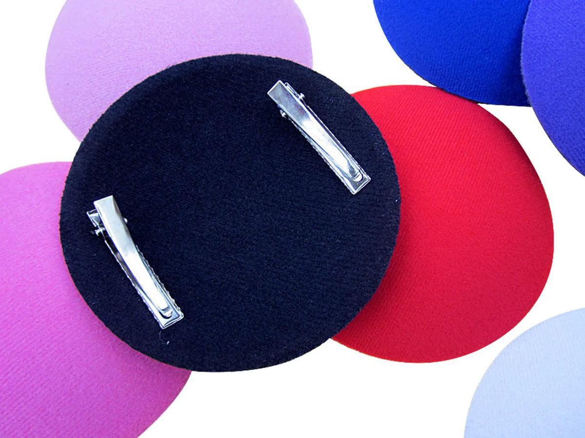 Mini Round Fascinator Hat Bases — 11 cm, 2 Pieces