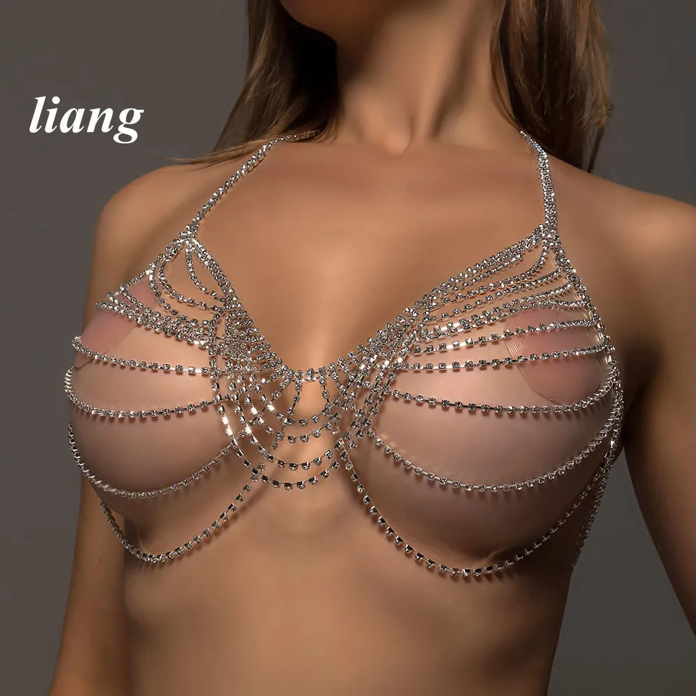 Multilayer Tassel Bra & Thong Body Jewelry