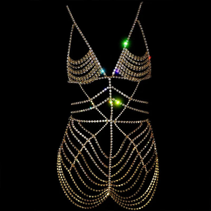 Crystal One-Piece Costume Body Chain