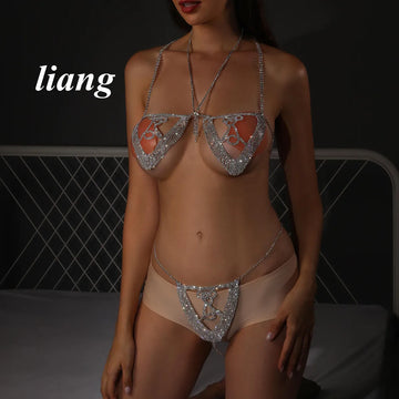 Tassel Bra & Thong Body Jewelry
