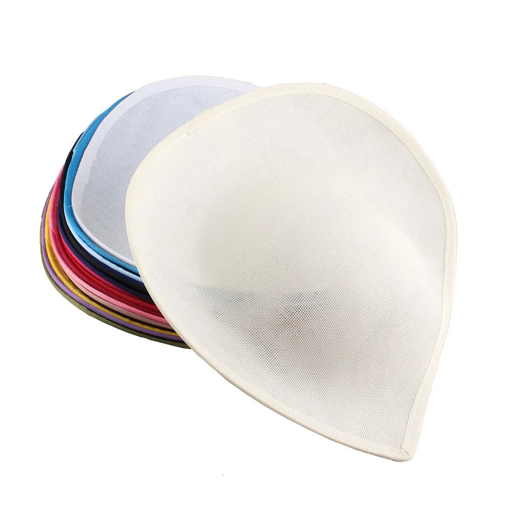 30cm Heart Shape Sinamay Fascinator Base DIY Millinery Derby Hat Headpiece Mold