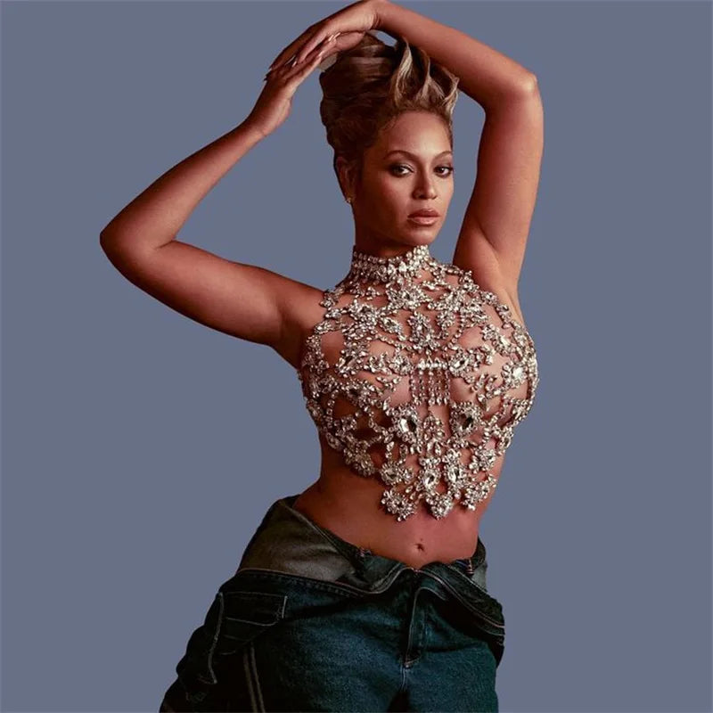 Geometric Crystal Bra Body Chain