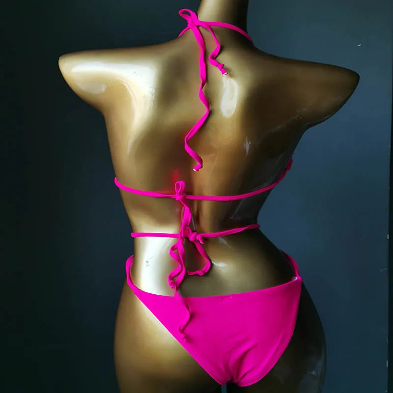 The Venus Vacation Tassel Bikini – Luxe Rhinestone Fringe Showgirl Set
