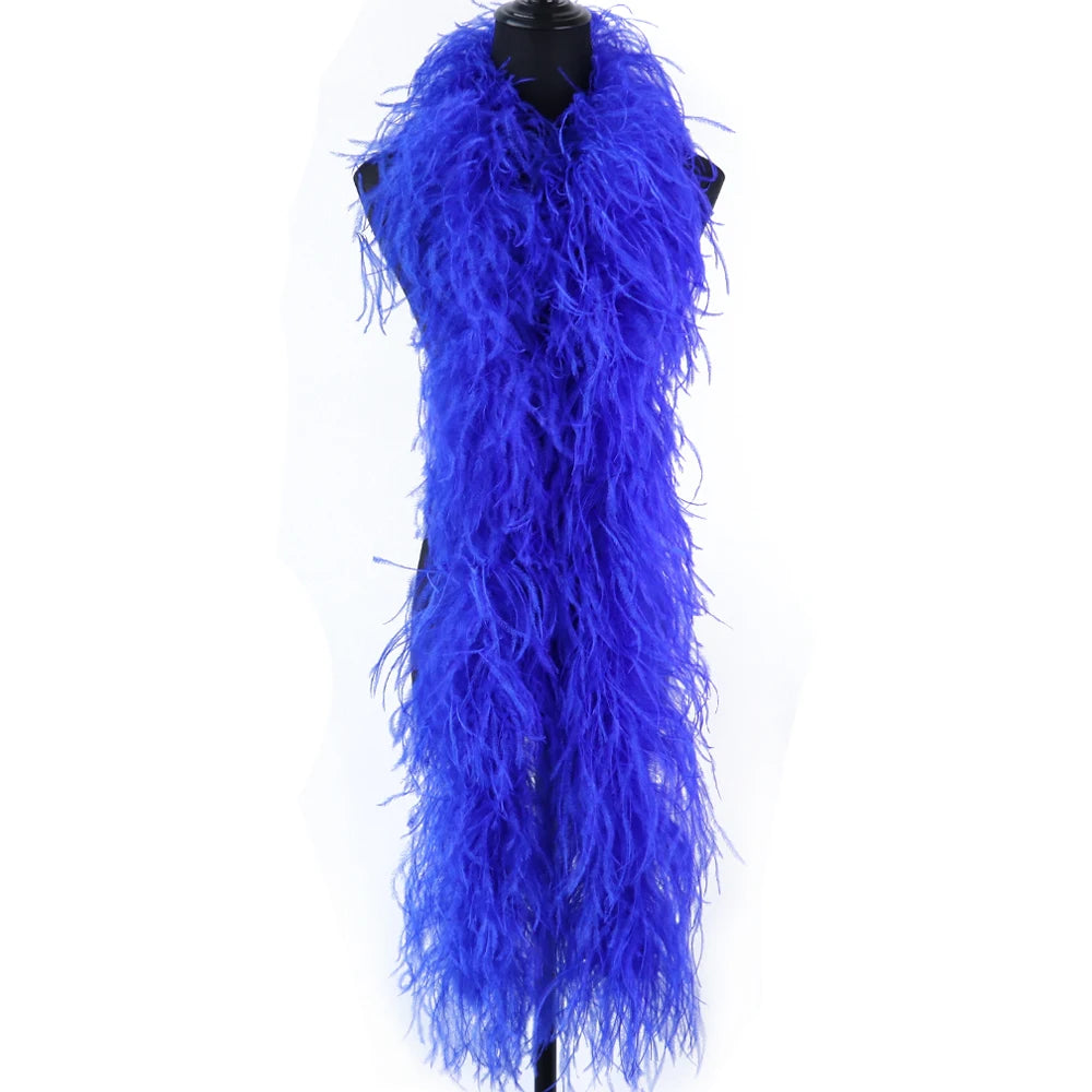 6-Ply Fluffy Ostrich Feather Scarf Boa