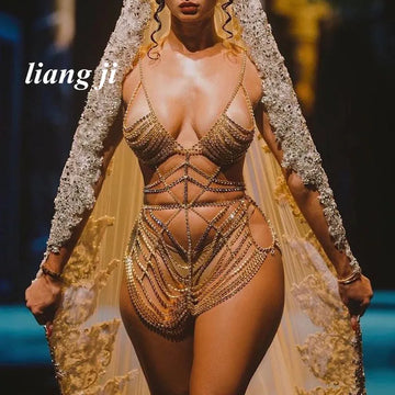 Crystal One-Piece Costume Body Chain