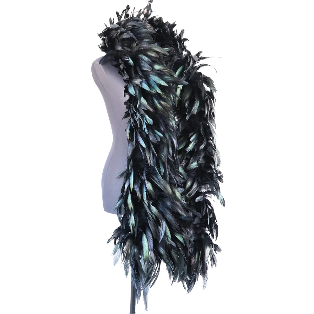 2 Meter Natural Chicken Feathers Boa