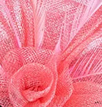 16cm Sinamay Floral Bow Fascinator Hair Clip Kentucky Derby Cocktail Tea Party Hat