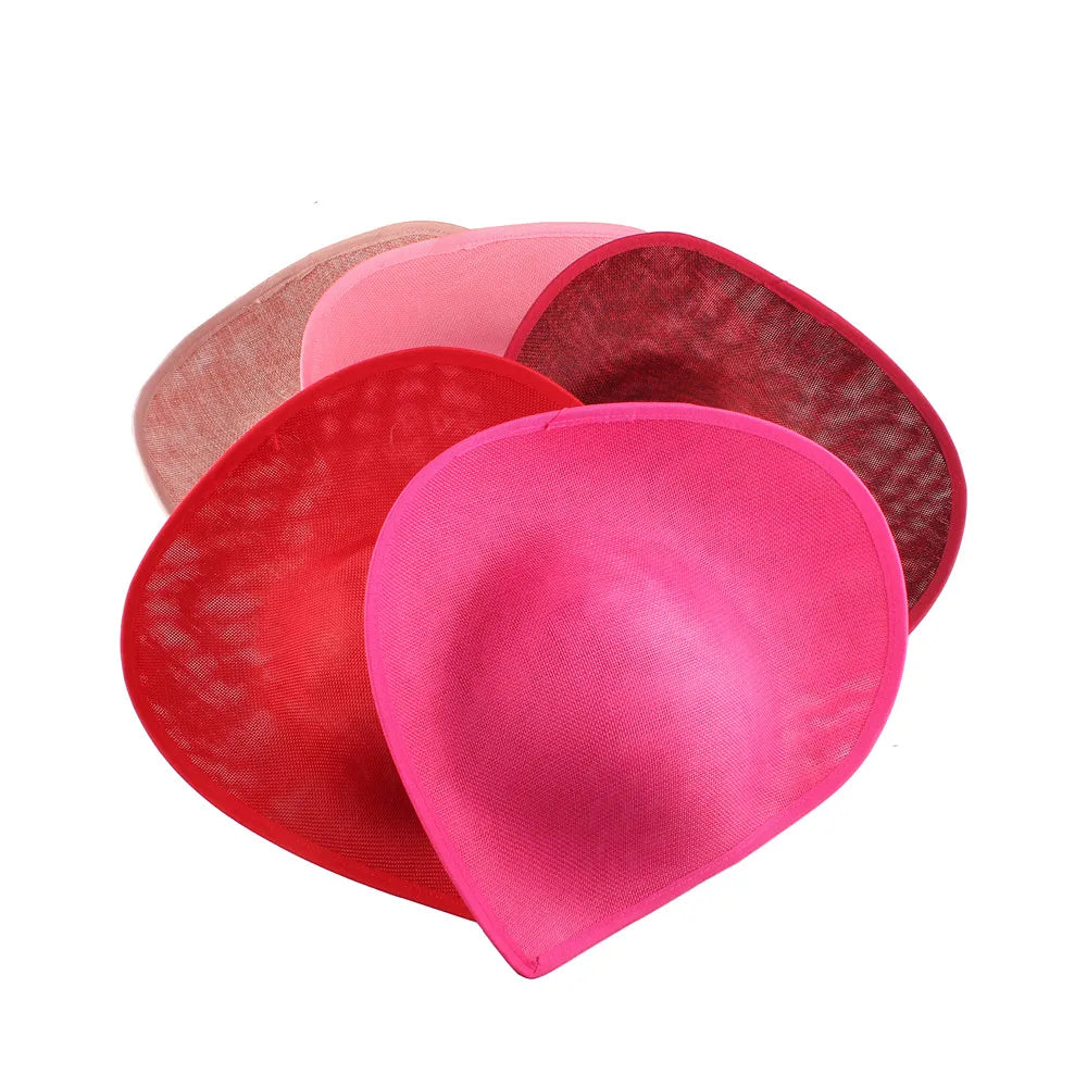 30cm Heart Shape Sinamay Fascinator Base DIY Millinery Derby Hat Headpiece Mold